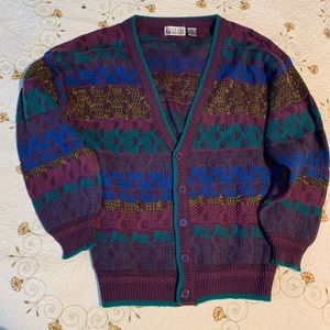 1980’s Colorful Acrylic Sweater
